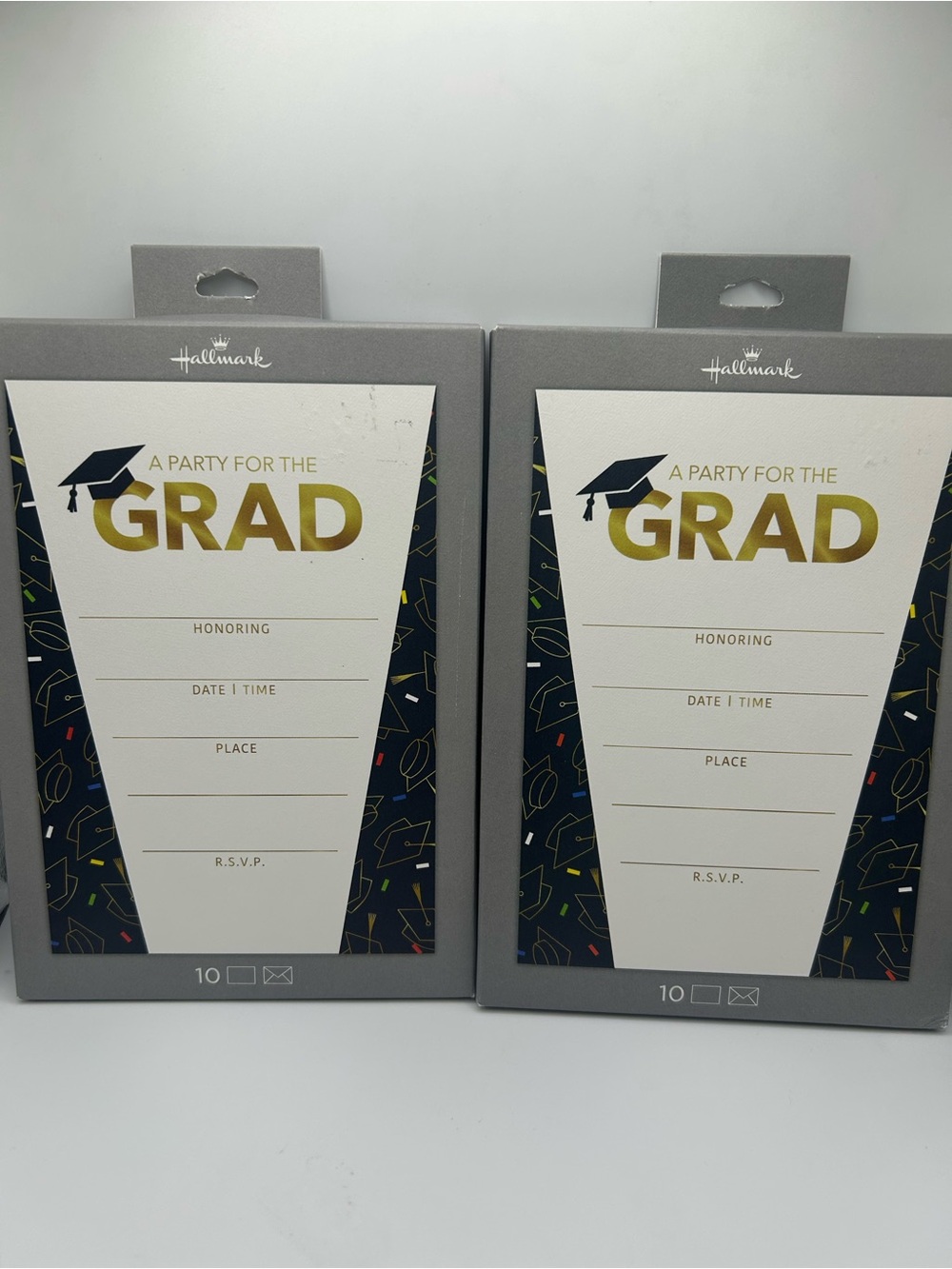 Hallmark 'A Party for the Grad' Graduation Invitation Pack of 10 each; 2 sets 🎓